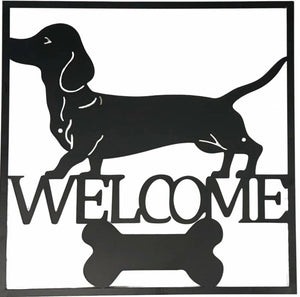 WILLIS LANE - Welcome Daschund Sign