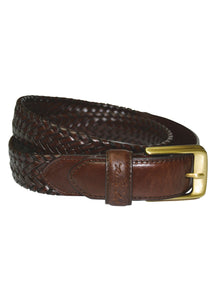 "Harry" Leather Braided Belt