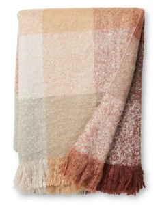 MADRAS LINK - Dana Rust Brushed Throw