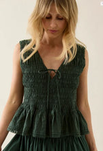 ISLE OF MINE - Esther Shirred Tank - Myrtle