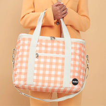 KOLLAB - Picnic Bag Apricot Check