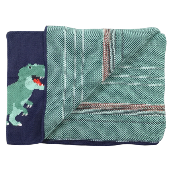 KORANGO - T-Rex Knit Baby Blanket