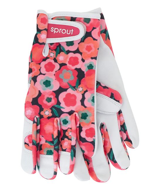 Sprout Garden Gloves - Midnight Bloom