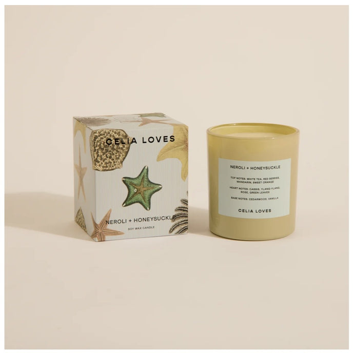 CELIA LOVES - Neroli & Honeysuckle Scented Candle