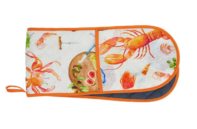 ANNABEL TRENDS-  Linen Double Mit - Seafood Multi