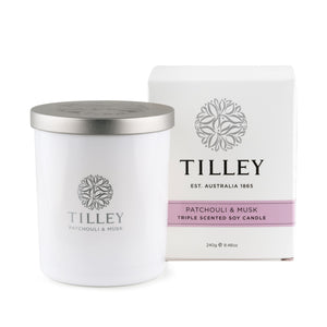 TILLEY - Patchouli & Musk Soy Wax Candle