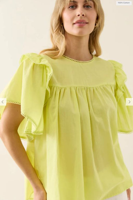 ISLE OF MINE - Aurora Frill Top - Pomelo