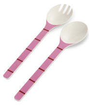 KIP & CO - Iced Vovo Striped Salad Servers