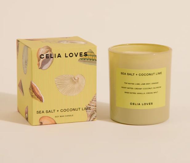 CELIA LOVES - Sea Salt Coconut Lime Candle