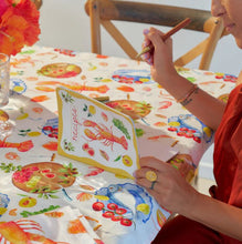 ANNABEL TRENDS - Linen Tablecloth - Seafood Multi