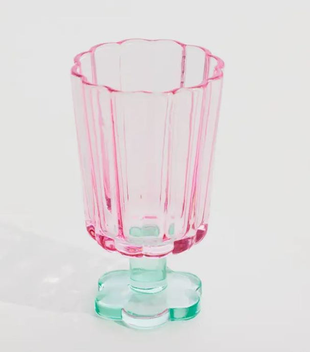 STYLD - Petal Glass Goblet - Sorbet