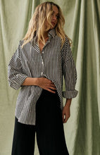 CARTEL & WILLOW - Tammy Shirt - Black/White Stripe