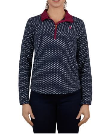 THOMAS COOK - Womens Juliette 1/4 Zip Skivvy