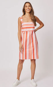 CARTEL & WILLOW - Adriana Mini Dress - Sangria Stripe