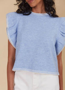 THE KINDRED CO - Athena Frill Knit Top