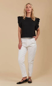 THE KINDRED CO - Athena Frill Knit Top