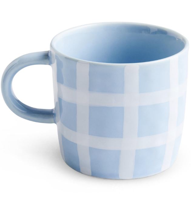 KIP & CO - Bluebird Tartan Mug 2P Set