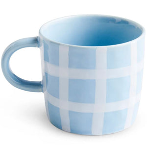 KIP & CO - Blue Bird Tartan Mug 2P Set