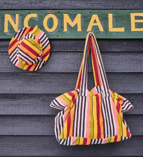 KIP & CO - Casablanca Stripe Terry Oversized Beach Bag