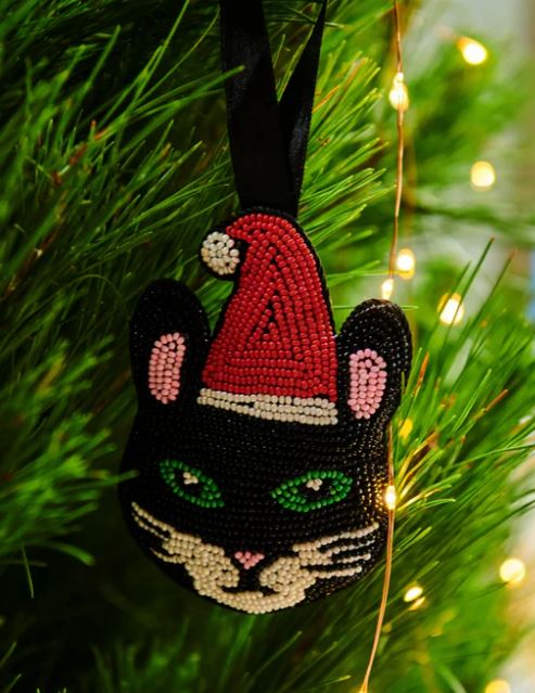 KIP & CO - Cat Santa Decoration