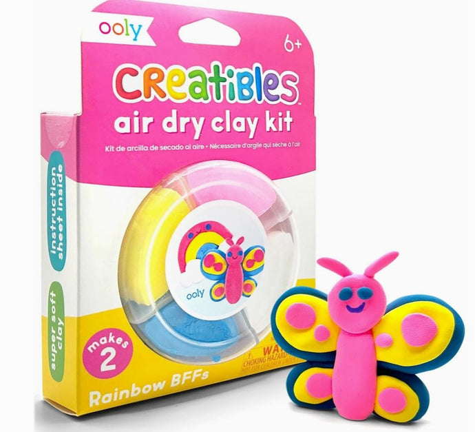 OOLY CREATIBLES - Air Dry Clay Kit - Rainbow BFFs