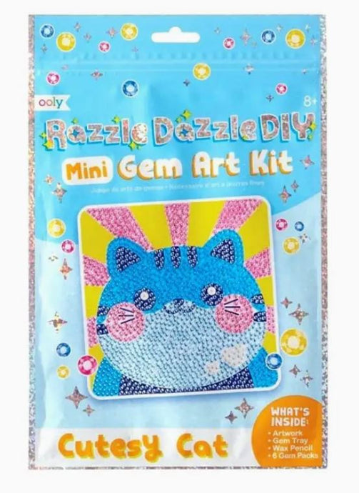 OOLY - Razzle Dazzle Mini Gem Kit - Cutesy Cat