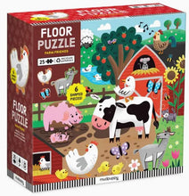 MUDPUPPY - 25pc Floor Puzzle - Farm Friends