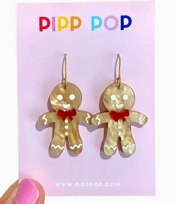 PIPP POP - Gingerbread Man Dangles