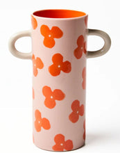JONES & CO - Griffe Pink Red Floral Bud Vase