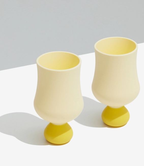 STYLD - Bubble Goblet Set - Lemonchello