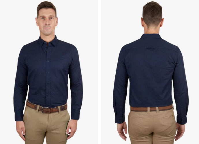 THOMAS COOK - Mens Linen Tailored LS Shirt