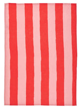 ANNABEL TRENDS - Linen Tea Towel - Red Stripe