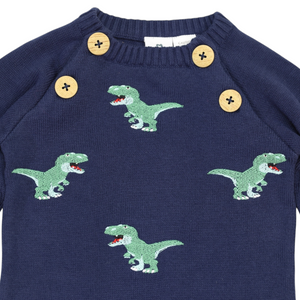 KORANGO - T-Rex Knit Onsie