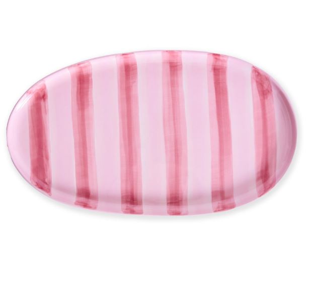 KIP & CO - Pink Stripe Platter