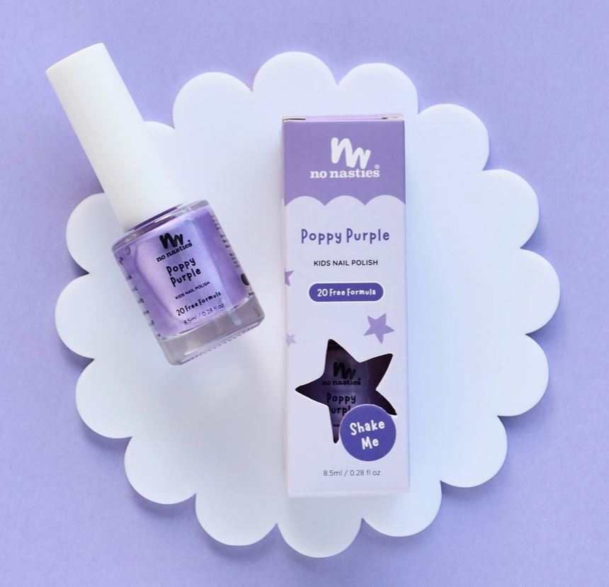 NO NASTIES KIDS - Poppy Purple Nail Polish