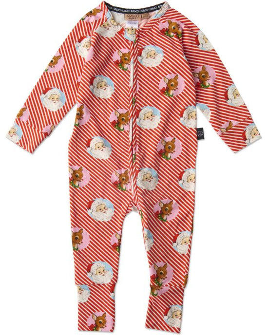 KIP & CO - I Love Christmas Spot Organic Romper