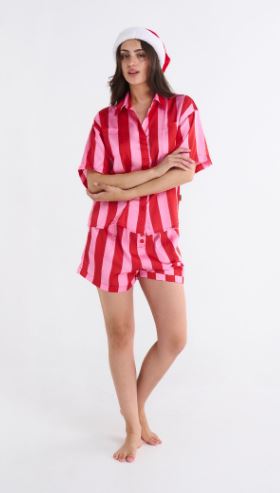KIP & CO - Santa Baby Eco Satin Pj Set