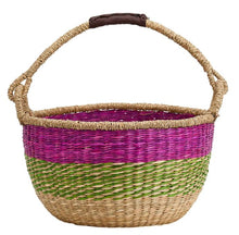 ANNABEL TRENDS- Seagrass Basket Purple