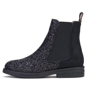 ROLLIE NATION - Chelsea Rise Black Sparkle Pony Boot