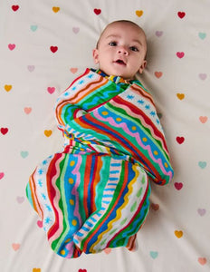 KIP & CO - Beach Patterns Bamboo Swaddle