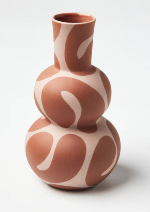JONES & CO - Happy Vase Terracotta Curls