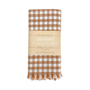 Tablecloth – Classic Gingham – 240cm - Clay