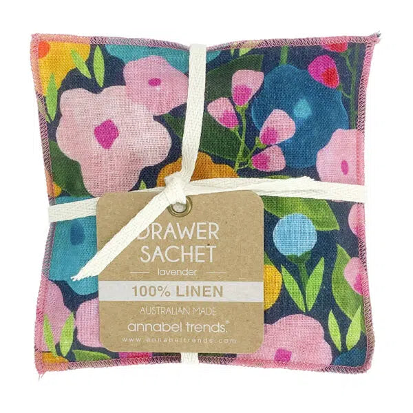 Drawer Sachet – Linen – Spring Blooms