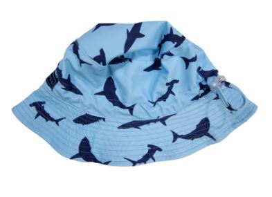 KORANGO - Shark Swim Sun Hat - BLUE