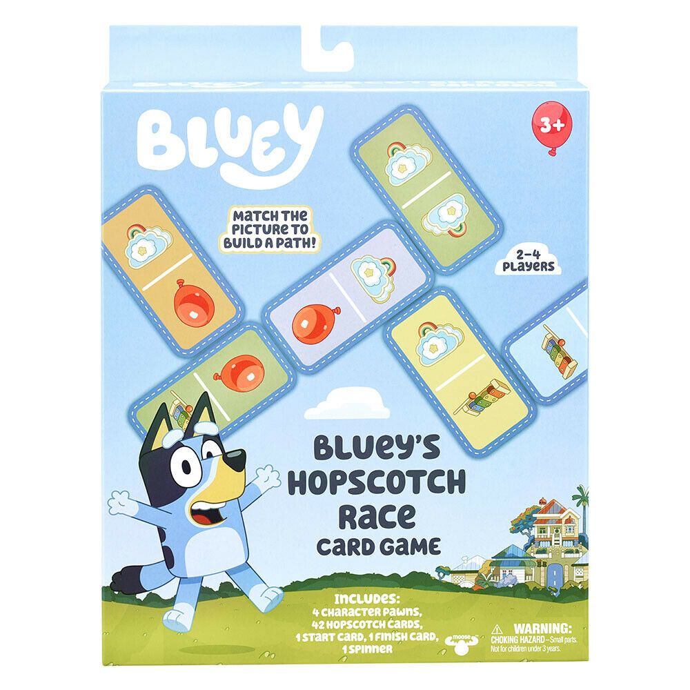 BLUEY - Hopscotch Race Card Game
