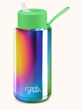 FRANK GREEN - Chrome Rainbow Ceramic Reusable Bottle 34oz/1000mL