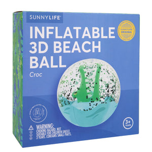 3D Croc Beach Ball