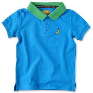 Kip & Co - Green Blue S/S Polo Shirt