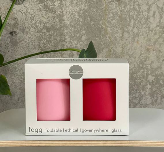 PORTER GREEN - Fegg - KITAMI Set 2 Silicone Tumblers