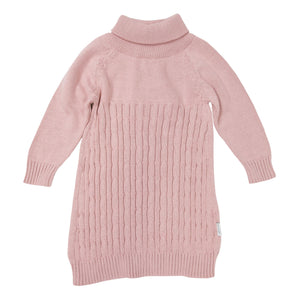 Korango - Cable Knit Dress - Pink